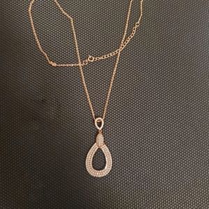 14k gold dipped pendant necklace